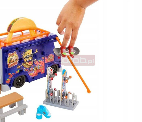 HOT WHEELS DESKOROLKA Skate + buty ZESTAW TACO TRICKI CIĘŻARÓWKA HMK00