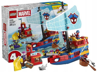 KLOCKI LEGO MARVEL SPIDERMAN 11208 Statek piracki drużyny Spidey’ego
