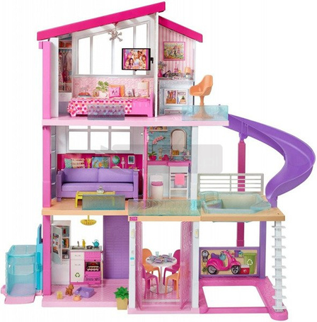 Barbie Idealny domek nowa winda Światło+dźwięki GNH53