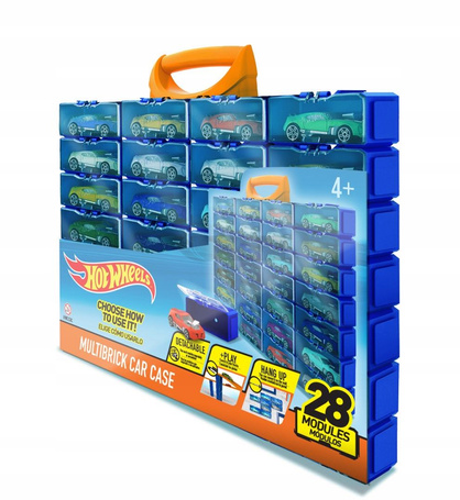 HOT WHEELS MODUŁOWA WALIZKA NA 28 szt autek 1:64 HWCC8C
