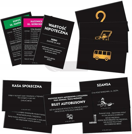 GRA PLANSZOWA MONOPOLY edycja MEGA GOLD edycja specjalna, gra rodzinna 6770