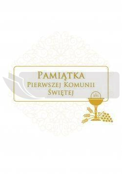 Pamiątka Pierwszej Komunii Świętej B5