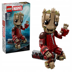 KLOCKI LEGO SUPER HEROES 76341 Groot w stroju Ravagera, zestaw klocków +10