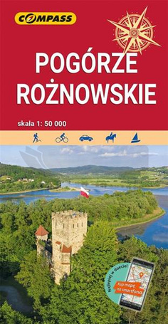 Mapa turystyczna - Pogórze Rożnowskie w.2022