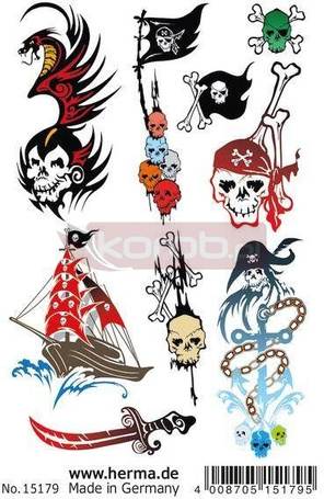 Tatuaże - Piraci