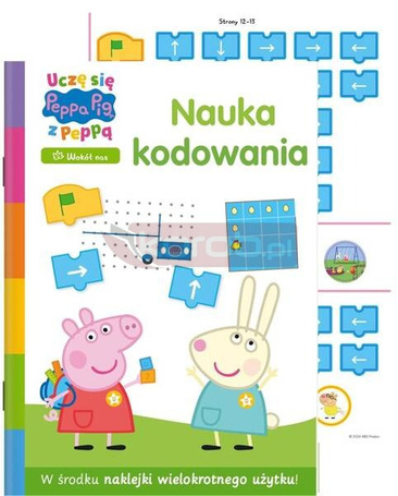 Peppa Pig. Uczę się z Peppą. Nauka kodowania cz.1