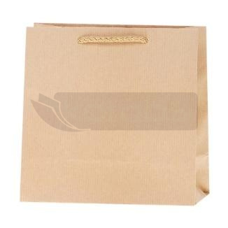 Torebka kraft 90g 16x16x8cm kwadrat ROZETTE