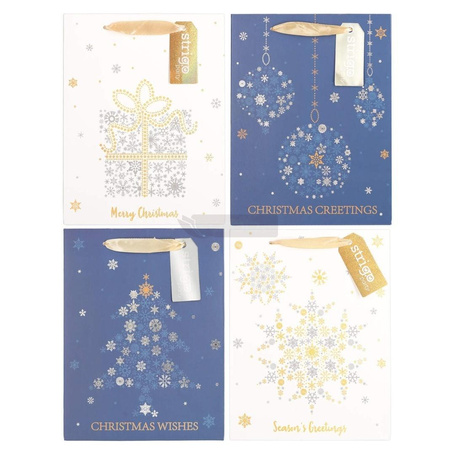 Torba prezentowa Święta 18x23x10cm mix STRIGO