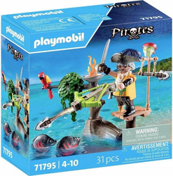 PLAYMOBIL PIRATES 71795 PIRAT Z BALISTĄ zestaw dla dzieci 4+