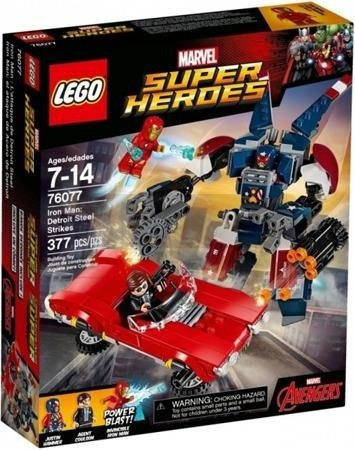 LEGO Super Heroes 76077  Iron Man Detroit Steel atakuje