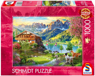 Puzzle PQ 1000 Relaks w Dolomitach