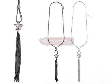 Naszyjnik gwiazda 55cm MIX