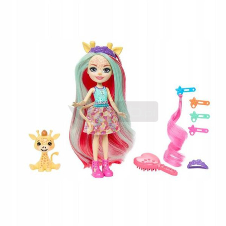 ENCHANTIMALS LALKA GILLIAN ŻYRAFA+zwierzatko deluxe HNV29