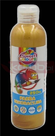 Farba dekoracyjna metaliczna złota 250ml