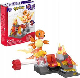 MEGA CONSTRUX POKEMON KLOCKI 81 el Ognisty atak Charmandera HTH86