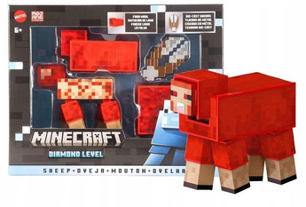 MINECRAFT DIAMOND LEVEL Poziom diamentowy, figurka z gry OWCA JCV22