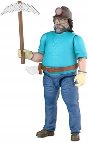MINECRAFT MOVIE figurka filmowa STEVE WYBUCHOWA UCIECZKA WAGONIKIEM JGP20
