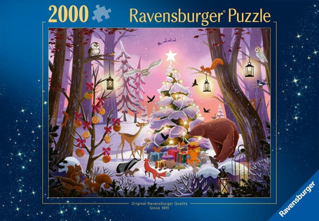 Puzzle 2D: Święta w lesie 2000el