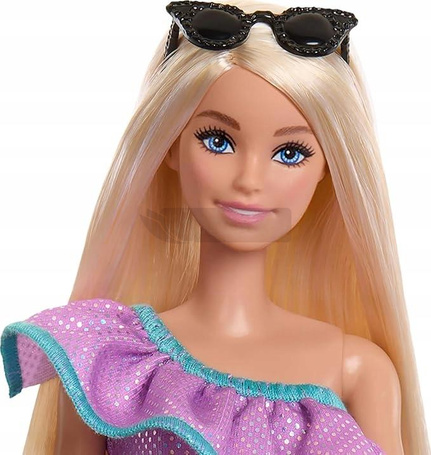 LALKA BARBIE PARTY FASHION zestaw z lalką i ubrankami HYT61