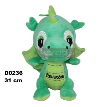 Smok "Kraków" ciemny zielony 31cm