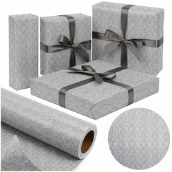 Papier Grey/Silver Damask X-Strong 57cmx25m