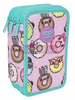COOLPACK PIÓRNIK POTRÓJNY Z WYPOSAŻENIEM HAPPY DONUTS dla dziewczyny F067665