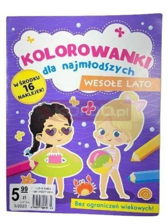 Kolorowanki dla najmłodszych. Wesołe lato