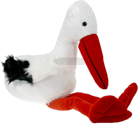 Maskotka Bocian z nogami 80cm