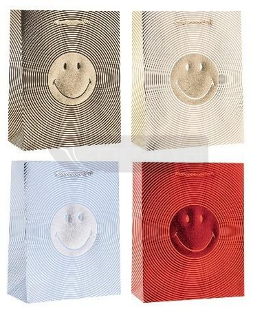 Torebka ozdobna 18x23x8cm hot-stamp mix ROZETTE