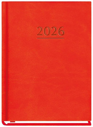 Terminarz 2026 A6 tygodniowy Ola czerwony