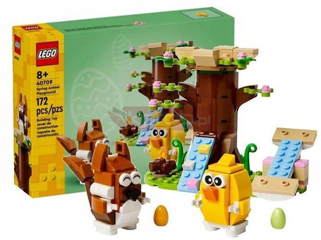 KLOCKI LEGO OKOLICZNOŚCIOWE 40709 Wiosenny plac zabaw dla zwierzątek