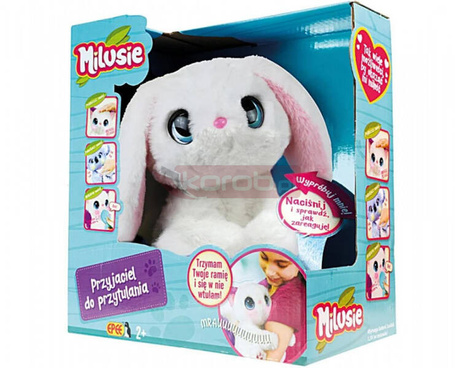 Pluszak interaktywny Milusie Królik