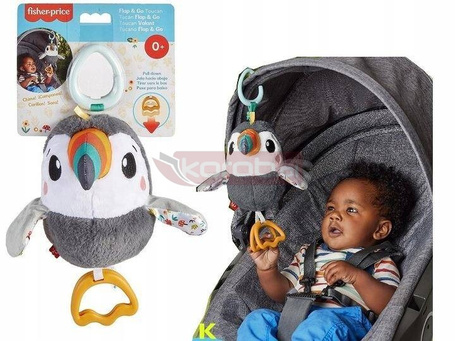 FISHER PRICE TRZEPOCZĄCY TUKAN zawieszka sensorycz HNX66