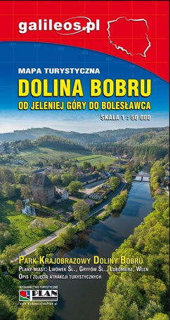 Mapa turystyczna - Dolina Bobru 1:50 000 w.2025