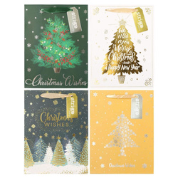 Torba prezentowa Święta 18x23x10cm mix STRIGO