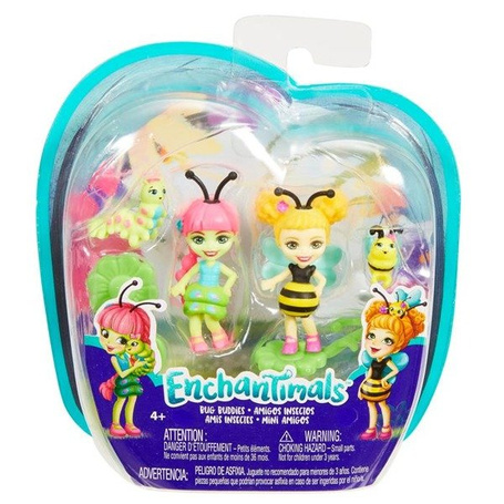 Enchantimals Małe przyjaciółki 2-pak Kwitnący Ogród Lalki Ast.