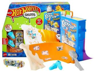 HOT WHEELS Skate Fingerskate Tony Hawk zestaw Śniadaniowa rampa HTP09