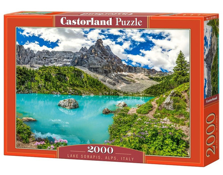 Puzzle 2000 Lake Sorapis, Alps, Italy CASTOR