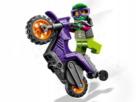 LEGO CITY 60296 Wheelie na motocyklu kaskaderskim