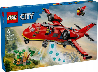 LEGO CITY 60413 STRAŻACKI SAMOLOT RATUNKOWY zestaw klocków +6 lat
