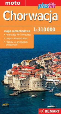 Chorwacja mapa samochodowa