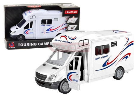 Kamper biały ze światłem i dźwiękiem