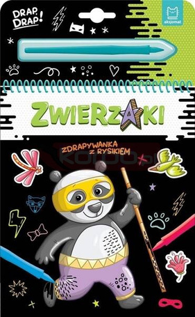 Zwierzaki. Zdrapywanka z rysikiem