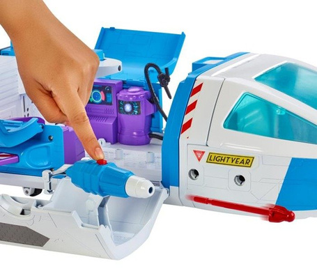 Toy Story 4 Statek kosmiczny Buzza Astrala Zestaw do zabawy + figurka i dodatkowy pojazd