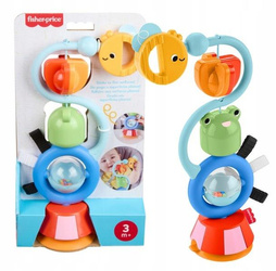 FISHER PRICE WESOŁE ODGŁOSY zabawka sensoryczna dla maluszka +3 m JHB46
