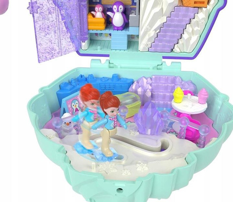 LALKA POLLY POCKET ŚNIEŻNY PINGWINEK zestaw do zabawy dla dzieci +4 lata HRD34