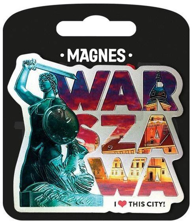 Magnes I love Poland Warszawa ILP-MAG-A-WAR-08