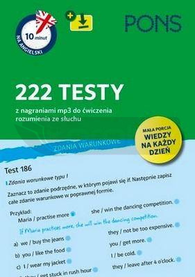 10 minut na angielski. 222 testy + MP3