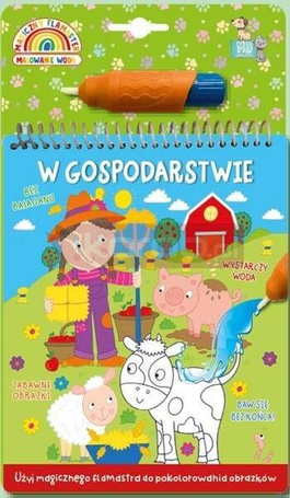 Malowanka z flamastrem wodnym - gospodarstwo