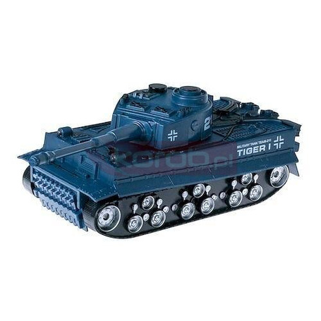 Czołg R/C z ładowarką niebieski